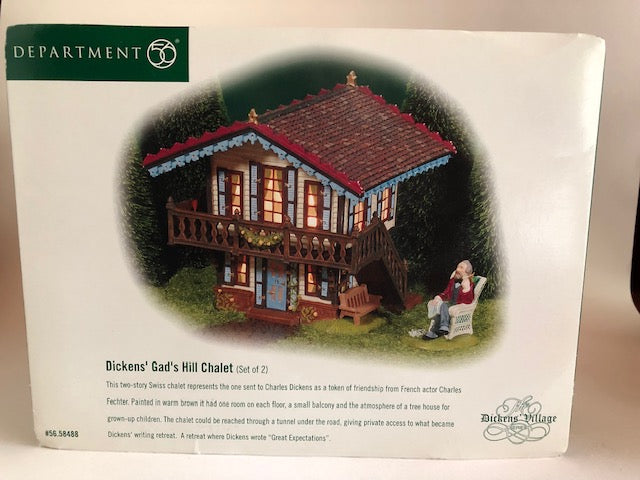 Dickens' Gad's Hill Chalet (Set of Two)