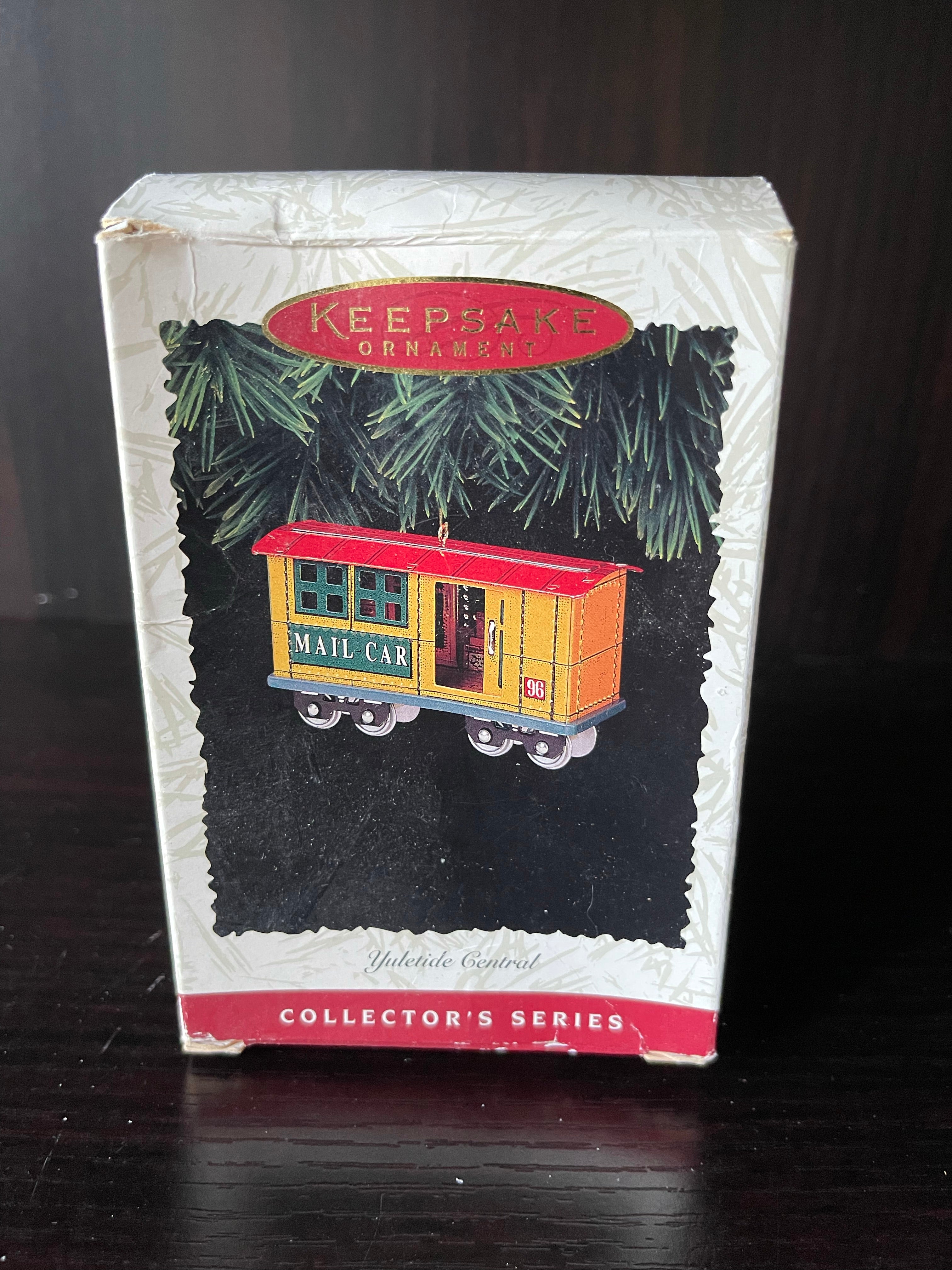 Mail Car "Yuletide Central" Ornament