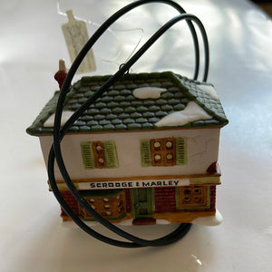 Scrooge & Marley Counting House Ornament