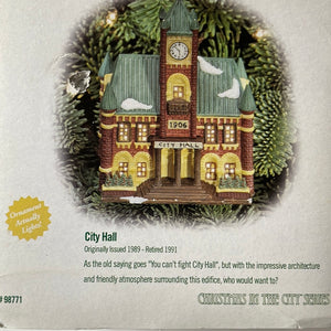 City Hall Lighted Ornament