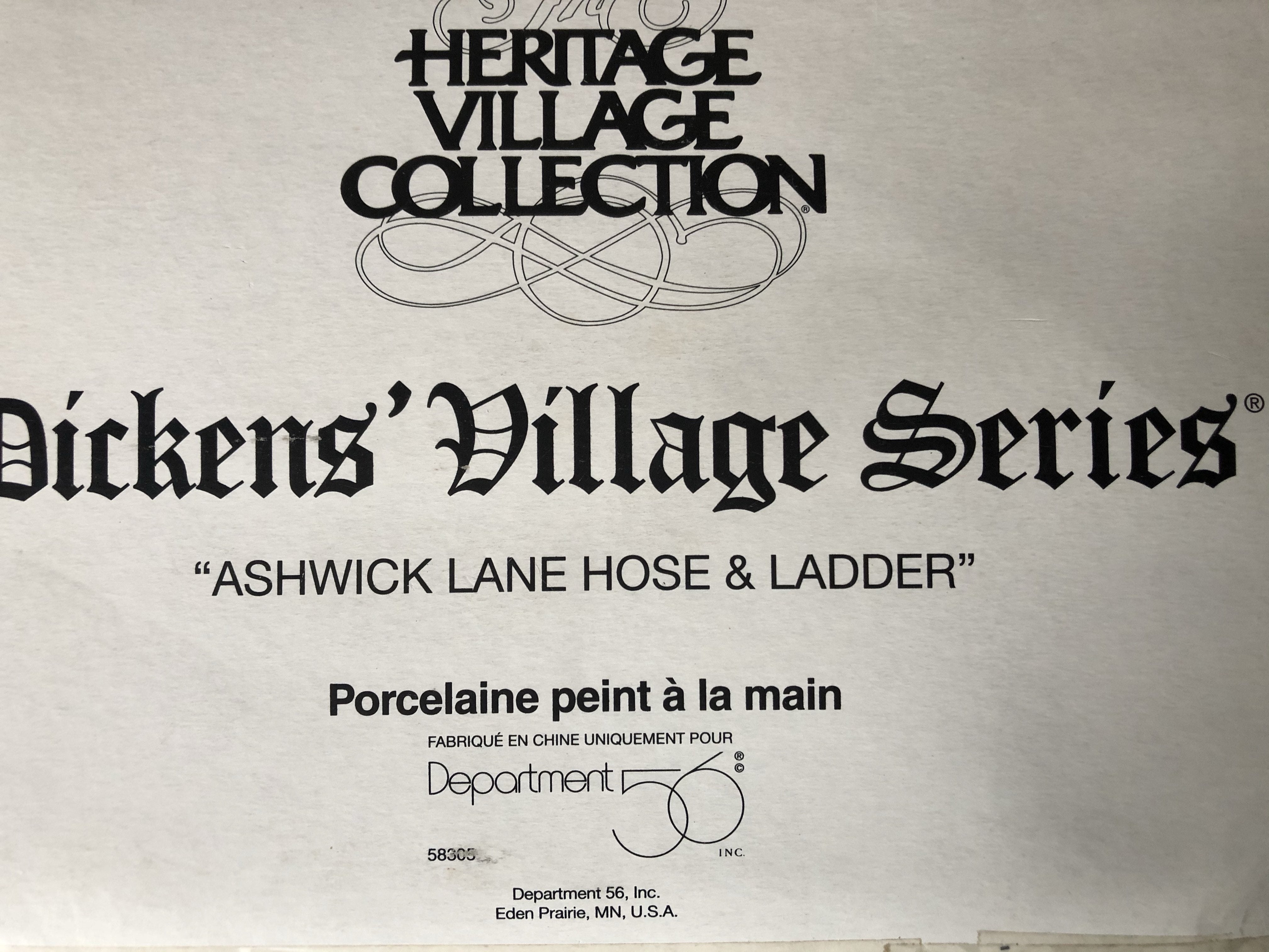 Ashwick Lane Hose & Ladder