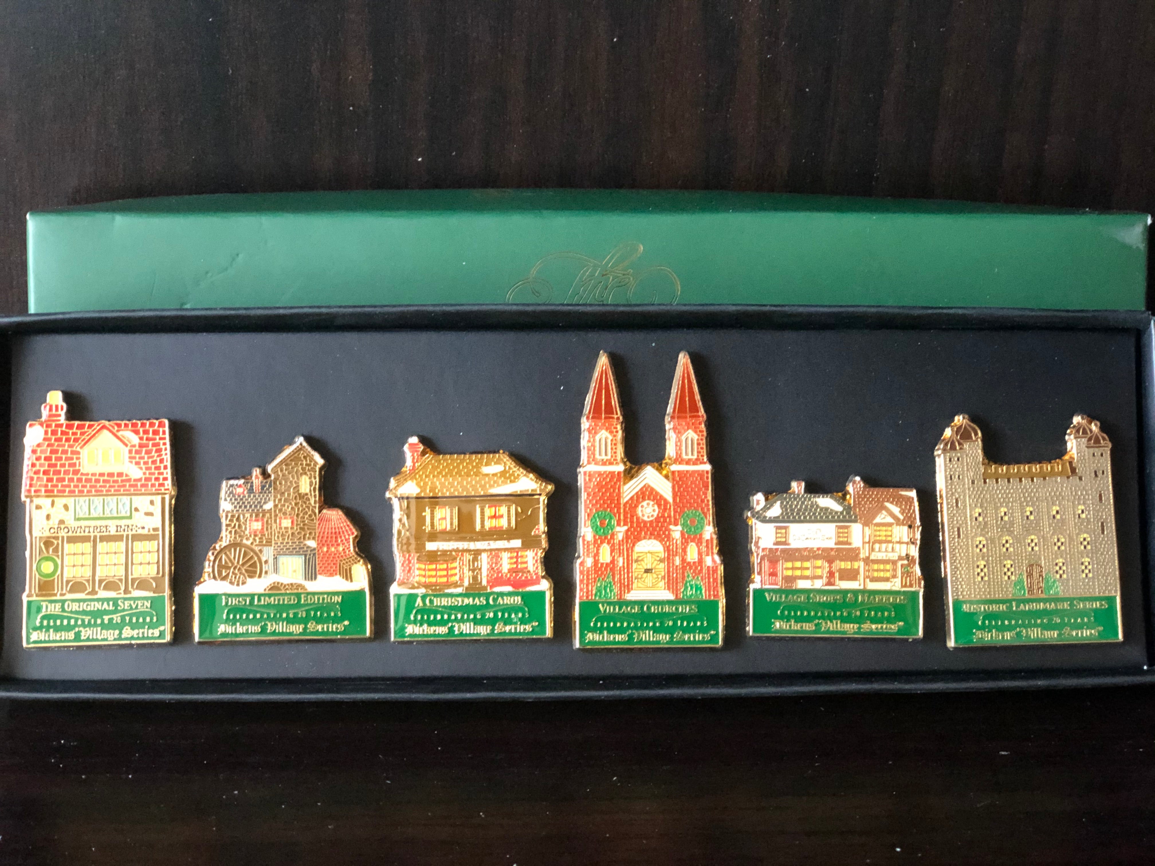 Dickens' Village Series 20th Anniversary Pins