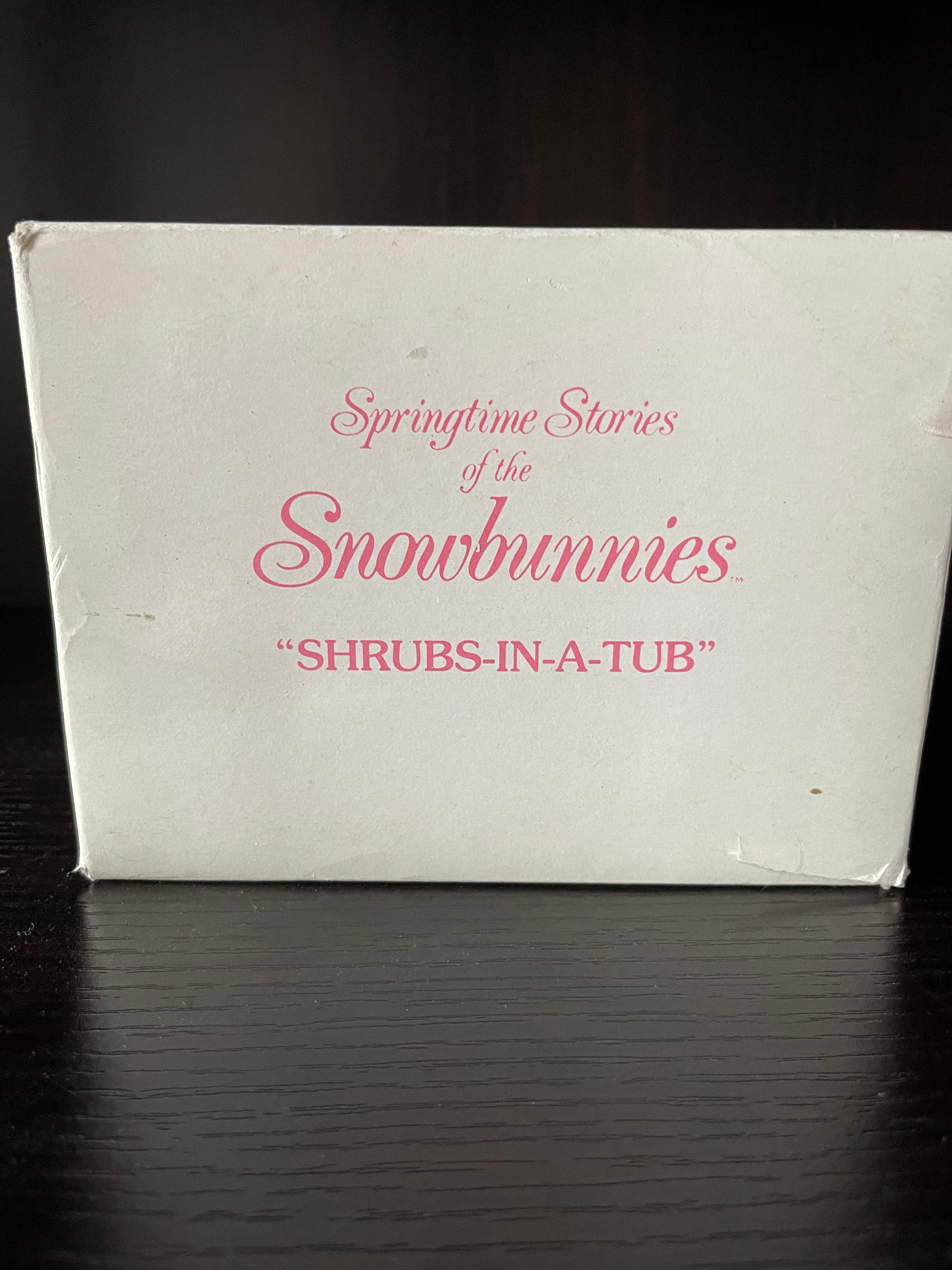 Snowbunnies "Shrubs-In-A-Tub"