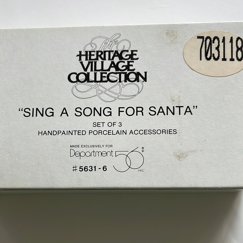 Sing A Song For Santa (Set of 3)