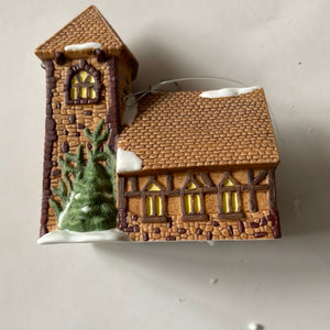 Dickens' Village Church Ornament