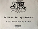 Set of Two Shops: T. Wells Fruit and Spice Shop/Booter and Cobbler