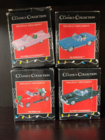 Set of 4 Classic Automobile Ornaments