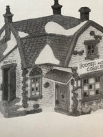 Set of Two Shops: T. Wells Fruit and Spice Shop/Booter and Cobbler